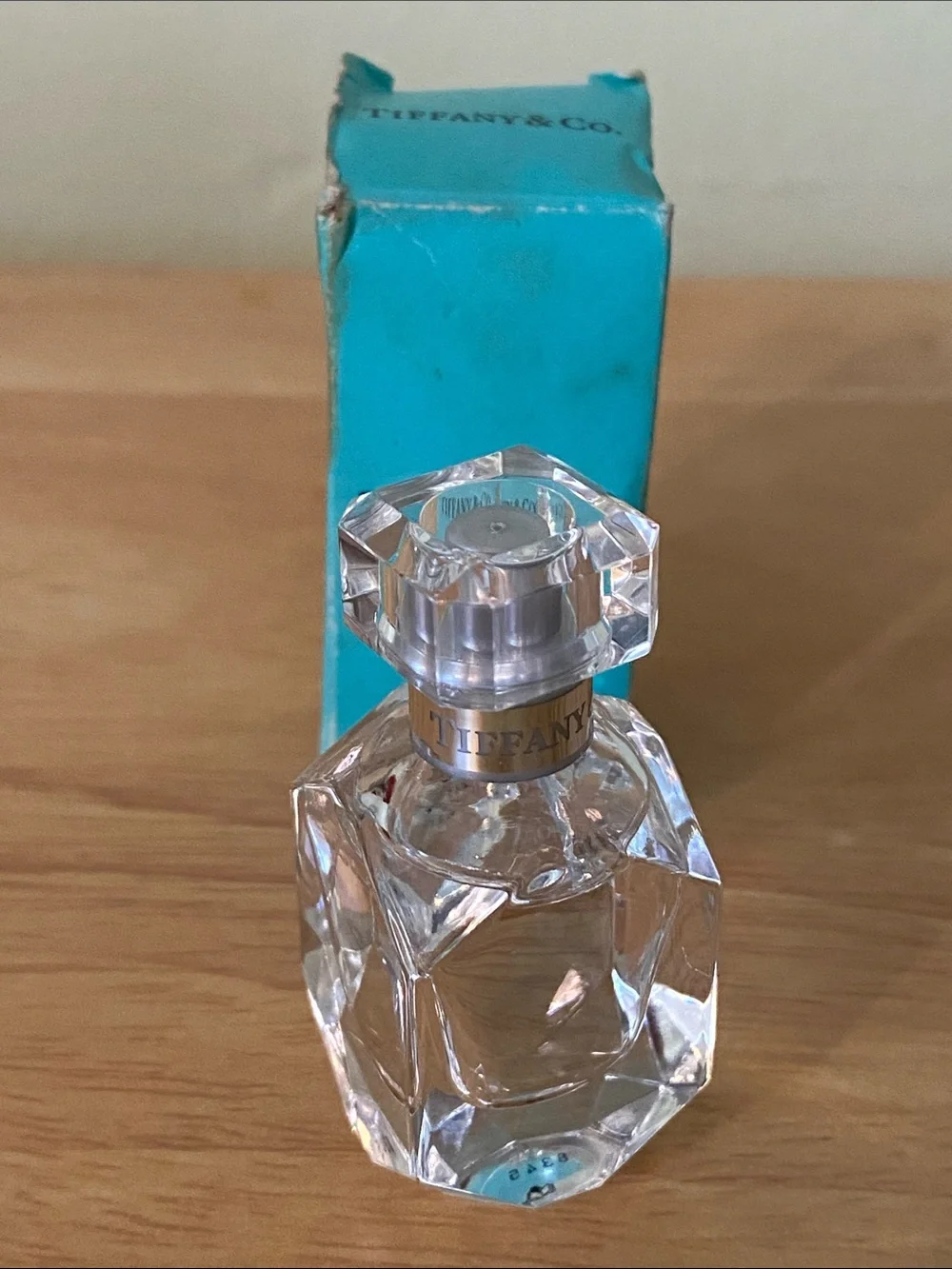 Tiffany & Co. Clear EDT Faceted Bottle with Box